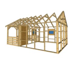 Domek drewniany szkielet do 35m2