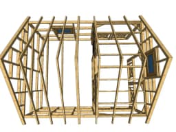 Szkielet domku do 35m2