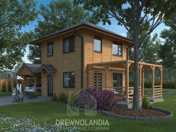 Domek rekreacyjny całoroczny CRP5 - 35 m² - 70 m² 