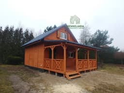 Domek drewniany na zgloszenie 35 m2