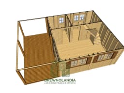 przestronny domek julianek 35m z antresola