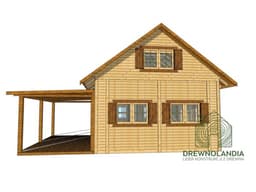 Domek letniskowy z pergola