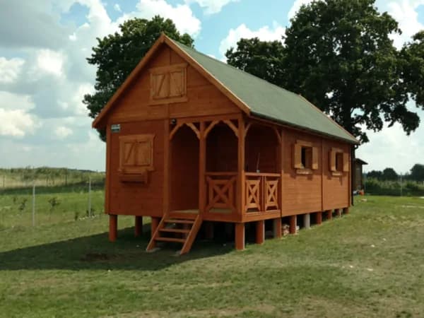 Domek dzialkowy caloroczny