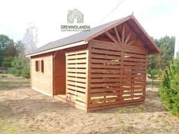 Kuba domek narzędziowy z drewutnią