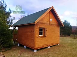 Amadeusz II, drewniany domek letniskowy z tarasem, powierzchnia 24m²