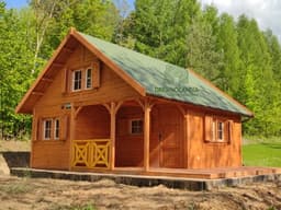 Domek letniskowy Wiktor IV, 35m2, model z drewna, od Drewnolandii