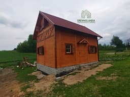 Letniskowy domek drewniany Janusz - nowoczesny domek na działkę