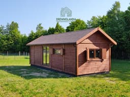 Nowoczesny domek Ariel z oknami PCV – idealny na działkę