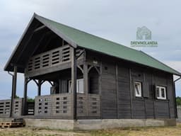 Dawid 33m² domek letniskowy z tarasem drewnianym