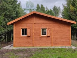 Nowoczesny domek drewniany Norbert IV – 35m² z przestronnym tarasem