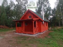 Drewniany domek letniskowy Marcel II, 25m², idealny na rekreację