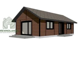 Domek letniskowy Antoni, rzut wnętrza o powierzchni 70 m²