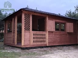 Domek drewniany "Andrzej", na zgłoszenie, wymiary 5x3m