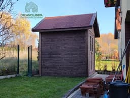 Domek drewniany "Klaudiusz", idealny na narzędzia
