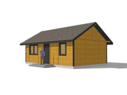 Domek CRK5 – widok od frontu