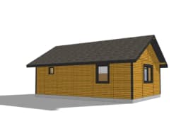 Domek CRK5 – przestronny projekt rekreacyjny