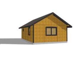 Drewniany domek rekreacyjny całoroczny CRK5 - 54 m² - zdjęcie 25
