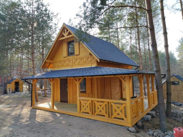 Domek rekreacyjny całoroczny CRP10 - 35m²