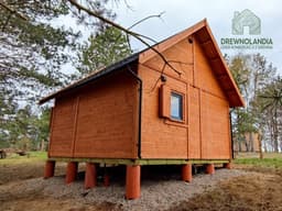 Letniskowy domek całoroczny z tarasem – model CRA2