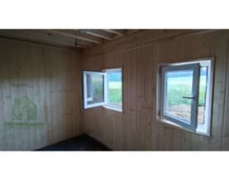 CRA6 PLUS – solidny domek drewniany z tarasem – widok elewacji