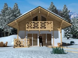 Domek rekreacyjny całoroczny CRP12 - 35m2 - zdjęcie 5
