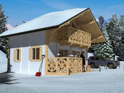 Domek rekreacyjny całoroczny CRP12 - 35m2 - zdjęcie 11