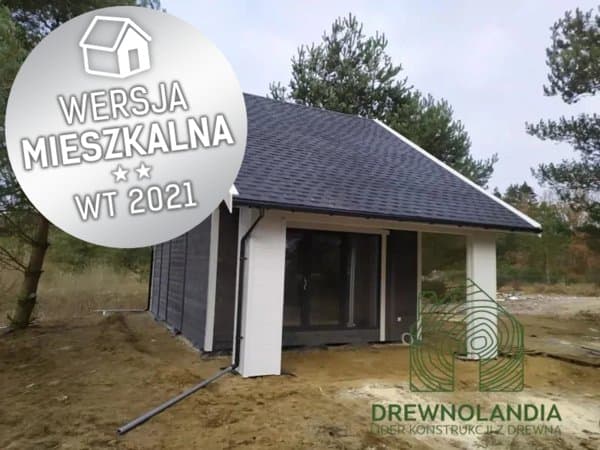 Domek mieszkalny całoroczny CRP9 PLUS - WT 2021 – 45 m²