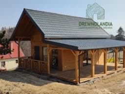 Domek CRK7 – drewniany domek z otwartym widokiem
