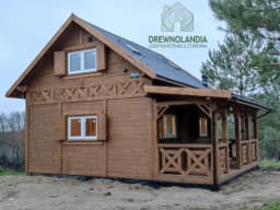 Domek CRK8 – kompaktowy i funkcjonalny całoroczny domek