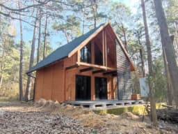 Domek CRK10 – drewniany projekt całoroczny z przestrzenią