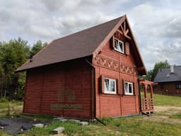 Julianek – domek drewniany na działkę – z tarasem – 33m²