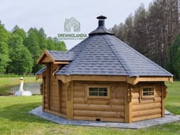 Domek grillowy Jan 4,8m, model "Jan2zz", Drewnolandia