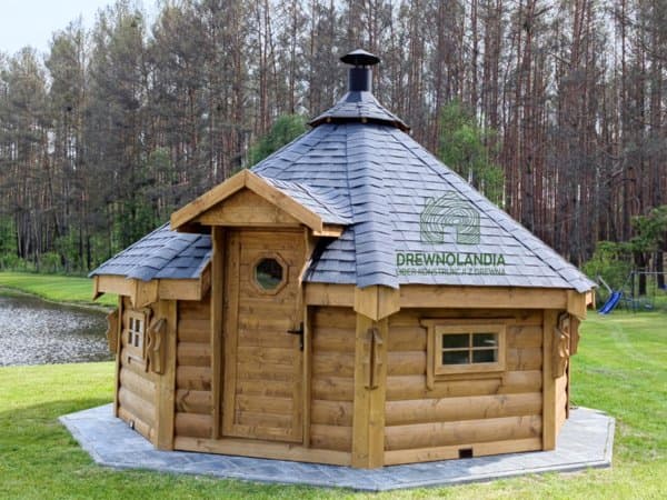 Domek grillowy Jan 4,8m, model "Jan1zz", Drewnolandia