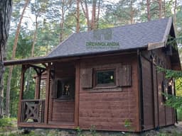Domek z drewna Wiktor IV, 35m2, producent Drewnolandia