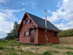 Domek CRA2 z drewna całoroczny – z antresolą