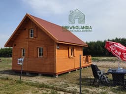 Ogrodowy domek Maciek II z tarasem - Drewnolandia