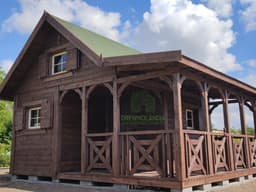 Mieszko I, domek ogrodowy, 20m², drewniany, funkcjonalny