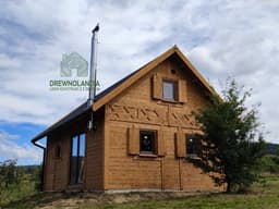 Domek drewniany CRA8 – całoroczny, solidny, idealny na działkę rekreacyjną