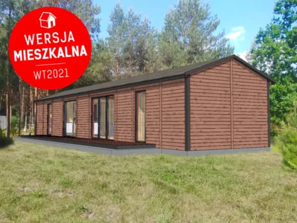 Dom mieszkalny całoroczny CRK3 PLUS - WT 2021 – 70 m²