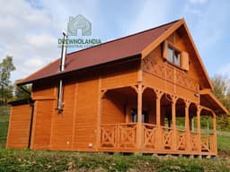 CRP6 – dom drewniany całoroczny, 35m²