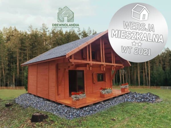 Domek mieszkalny całoroczny CRA7  PLUS - WT2021- 35 m²