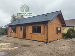 Parterowy drewniany domek CRK1 – powierzchnia 70m²