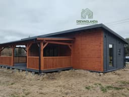 Drewnolandia – całoroczny domek drewniany CRA5, wyjątkowy design