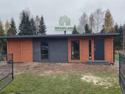 Całoroczny domek CRA5 z antresolą i tarasem – komfort na 35 m²