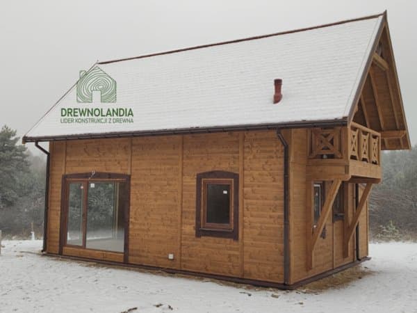 Albert IV 40m² – przestronny domek drewniany idealny na wypoczynek wśród natury