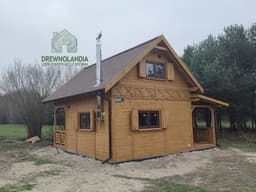 CRP6 – domek całoroczny, 35m² – Drewnolandia
