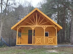 Domek letniskowy Bolesław z antresolą, wymiary 7x5 m