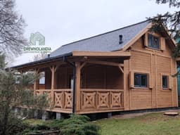 Domek CRK7 – całoroczny, drewniany, idealny na działkę rekreacyjną