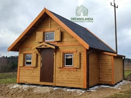 Domek całoroczny CRA2 – 30 m² z antresolą, idealny na rodzinne wypady