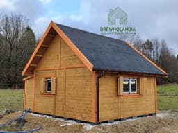 CRA2 – domek z drewna, całoroczny z antresolą, na każdą działkę